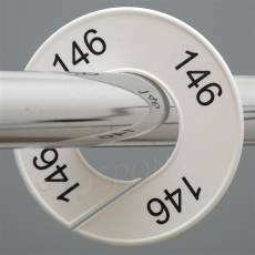 Veľkostný kruh na štender, označenie