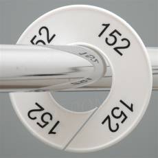 Veľkostný kruh na štender, označenie 