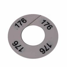 Veľkostný kruh na štender, označenie 