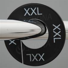 Veľkostný kruh na štender, označenie 