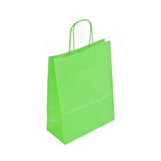Papierová taška PASTELO, 14 x 8,5 x 21,5 cm, svetlá zelená
