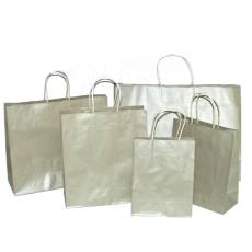 Papierová taška PLATINA, 45 x 15 x 33 x 6 cm