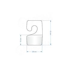 HANG háčik BEST 28 x 43 mm, 600 ks