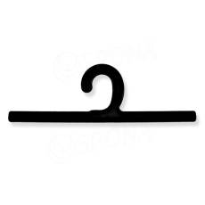 Vešiakový záves plast, šírka 22 cm, čierny, 1 ks