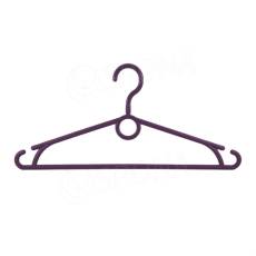 Plastový vešiak, šírka 40 cm, s otočným hákom, fialový, 1 ks