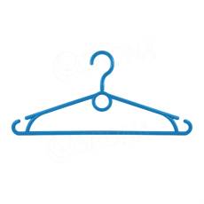 Plastový vešiak, šírka 40 cm, otočný hák, modrý, 1 ks