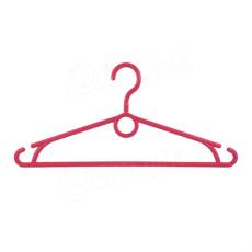 Plastový vešiak, šírka 40 cm, s otočným hákom, ružový, 1 ks