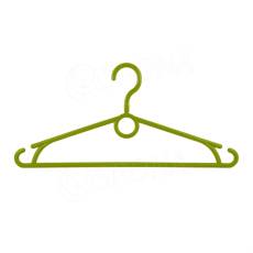 Plastový vešiak, šírka 40 cm, s otočným hákom, zelený, 1 ks