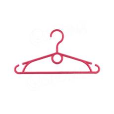 Plastový detský vešiak, šírka 32 cm, s otočným hákom, ružový, 1 ks