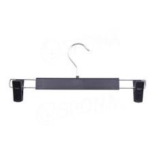 Plastový vešiak so štipcami, typ XZS, šírka 35 cm, čierny, 1 ks