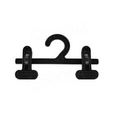 Plastový vešiak so štipcami, typ WDS0, šírka 18 cm, čierny, 1 ks