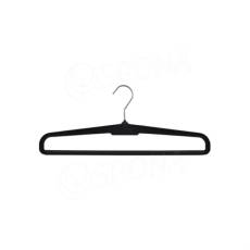 Plastový nohavicový vešiak HA37, šírka 37 cm, čierne, 1 ks