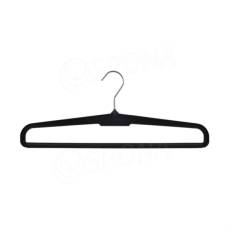 Plastový nohavicový vešiak HA41, šírka 41 cm, čierny, 1 ks