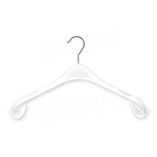 Plastový detský vešiak, typ NA26, šírka 26 cm, biele, 1 ks