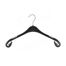 Konfekčný plastový vešiak, typ NA47, šírka 47 cm, čierny, 1 ks