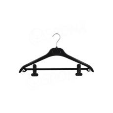 Konfekčný plastový vešiak, typ WPS41, šírka 41 cm, so štipcami, 1 ks