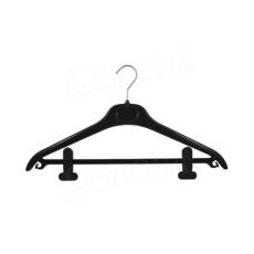 Konfekčný plastový vešiak, typ WPS45, šírka 45 cm, so štipcami, 1 ks