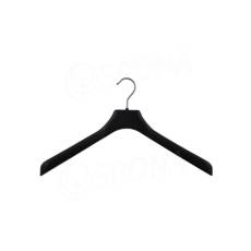 Konfekčný plastový vešiak, typ EA43, šírka 43 cm, čierne, 1 ks