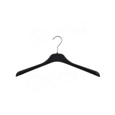 Konfekčný plastový vešiak, typ WG42, šírka 42 cm, čierna, 1 ks