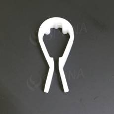 Vešiaková brzdička na nohavice 304, biela, 1 ks