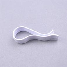 Vešiaková brzda na nohavice veľká, typ KDP1, biela, 1 ks