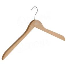 Drevený vešiak, typ BASIC, šírka 43 cm, bez priečky, bez zárezov, 1 ks