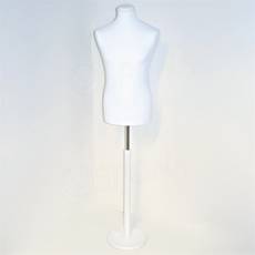 Panna FIDIA pánska, biely poťah, kruhový stojan, biely