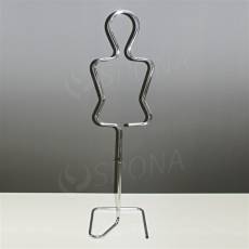 Silueta dievča, chróm