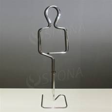 Silueta chlapec, chróm