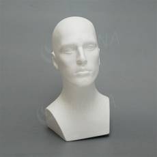 Hlava pánska MARC polystyrén, biela