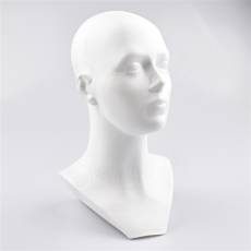Hlava dámska DITA plastová, biela