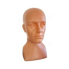 Hlava pánska ALEX plastová, farba telová