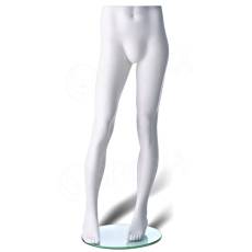 Torzo nohy pánske s podstavcom TYP 2, biela farba