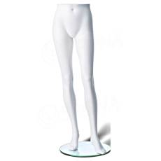 Torzo nohy dámske s podstavcom TYP 1, biela farba