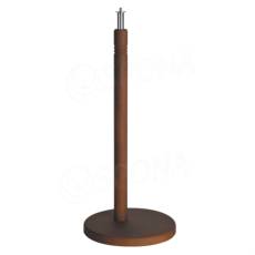 Stojan PERFORMANCE kruhový, drevený, hnedý