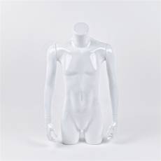 Busta DEREK 01 pánska, lesklá biela