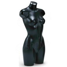 Busta ENERGY dámska, čierna, kŕčok chróm