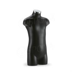 Busta ENERGY detská, 6-9 rokov, čierna, kŕčok chróm