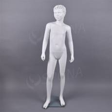 Figurína detská AF 03, chlapec 145 cm, matná biela