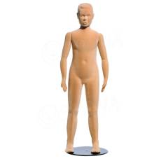 Figurína detská FLEXIBLE 10 rokov, prelis, telová, flok, bez podstavca