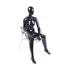 Figurína dámska Portobelle 222, abstraktná lesklá čierna