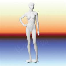 Figurína dámska ADRIANA 03, prelis, biela matná