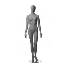 Figurína dámska CITY 01, matná šedá