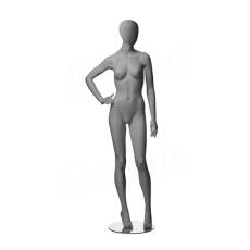 Figurína dámska CITY 03, matná šedá