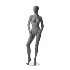 Figurína dámska CITY 04, matná šedá