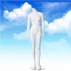 Figurína dámska LIZ 02, biela matná, bez hlavy