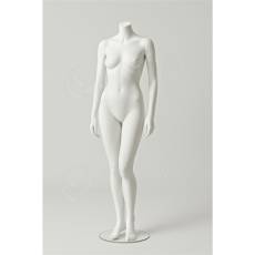 Figurína dámska XXL, matná biela, bez hlavy