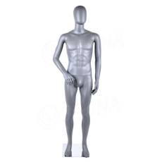 Figurína pánska DEREK 02, matná šedá