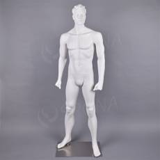 Figurína pánska ŠPORT 02, biela