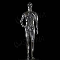 Figurína pánska transparentná EKO 03, polykarbonát